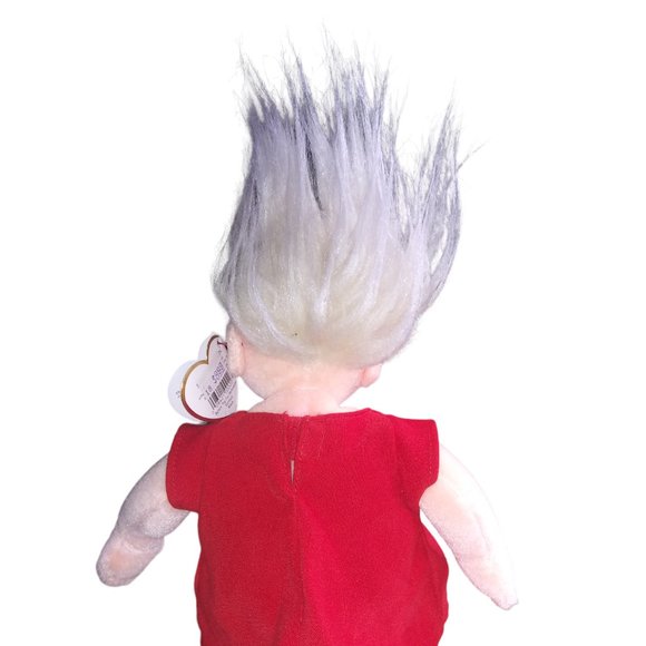 TY Beanie Kids NOELLE 2001 Retired Stuffed Bean Plush 11 Inch Toy Tag Errors - Picture 3 of 9